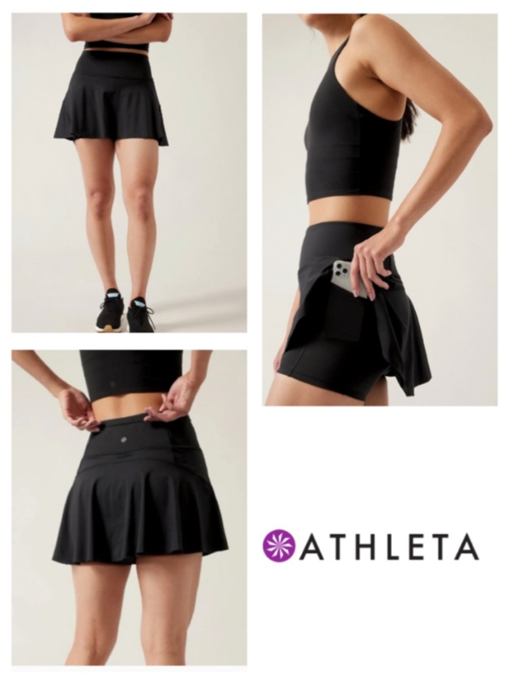 Athleta Ace High Rise 13.5" Tennis Skort (XS)